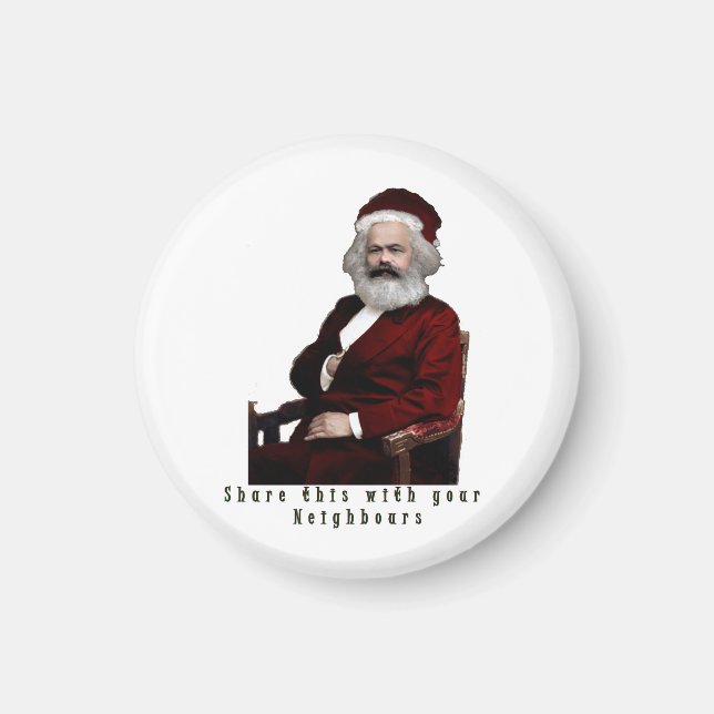 SantaKarl MarXmas Magnet (Framsidan)