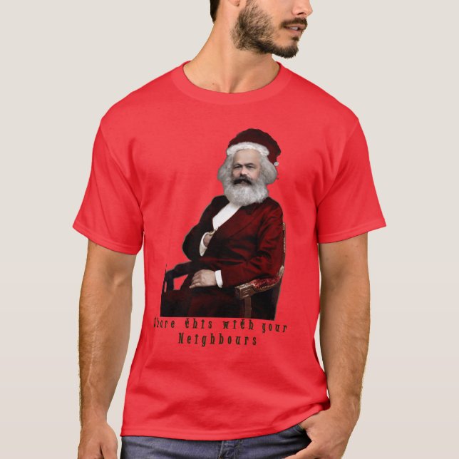 SantaKarl MarXmas T Shirt (Framsida)
