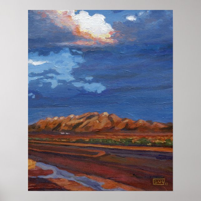Santan Sunset Poster (Framsidan)