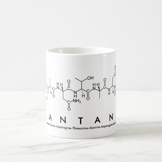 Santana peptide namn mugg (Center)