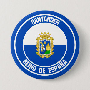 Santander Round Emblem Knapp