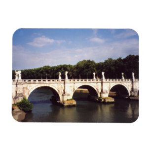 Sant'Angelo Bridge i Rom, Italien Magnet