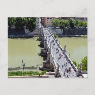 Sant'Angelo-bron i Rom, Italien Vykort