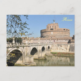 Sant'Angelo Castle i Rom, Italien Vykort