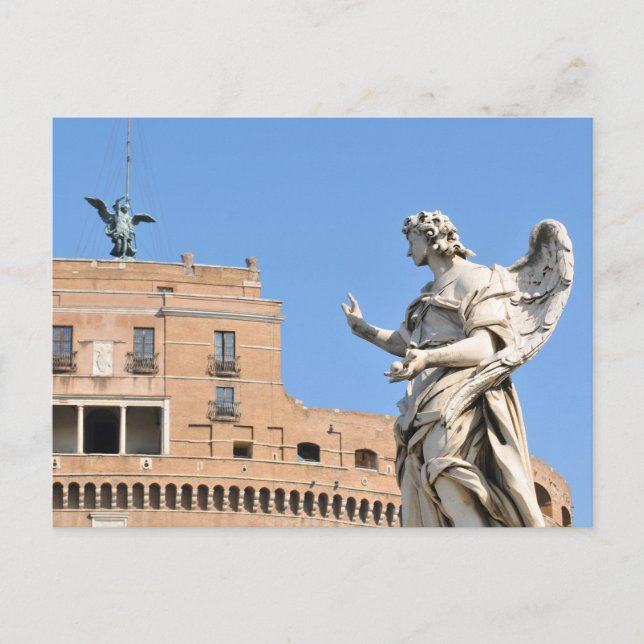 Sant'Angelo Castle i Rom, Italien Vykort (Framsida)