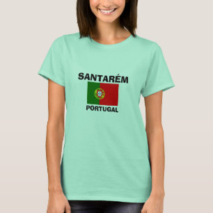 Santarém* Portugal Flagga Shirt Camisa Santarém Tee Shirt