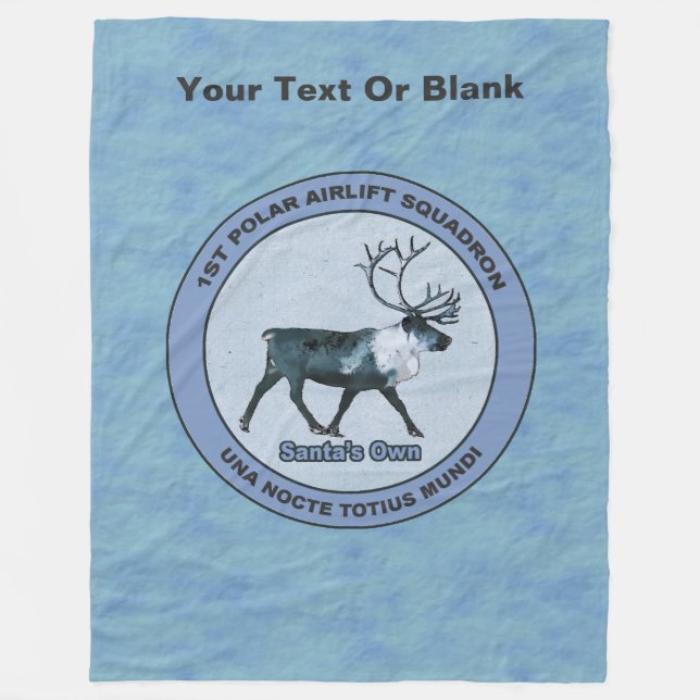 Santa's 1:a Polarna Airlift Sqdn - Subdued Fleecefilt (Framsidan)