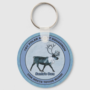 Santa's 1:a Polarna Airlift Sqdn - Subdued Nyckelring