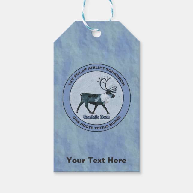 Santa's 1:a Polarna Airlift Sqdn - Subdued Presentetikett (Framsidan)