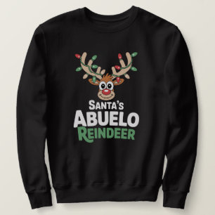 Santa's Abuelo Ren Spanish Lång Ärmad Tröja