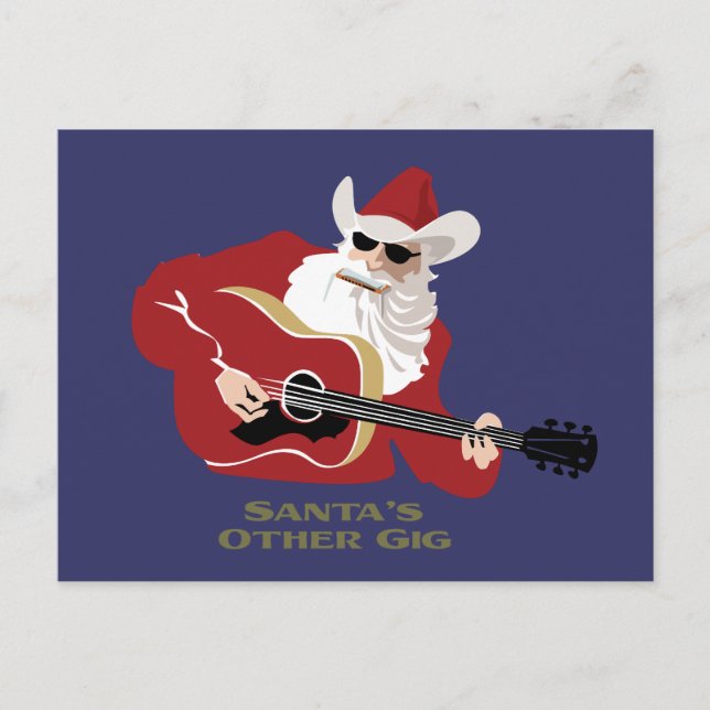 Santas annan Gig Helg Vykort (Framsida)