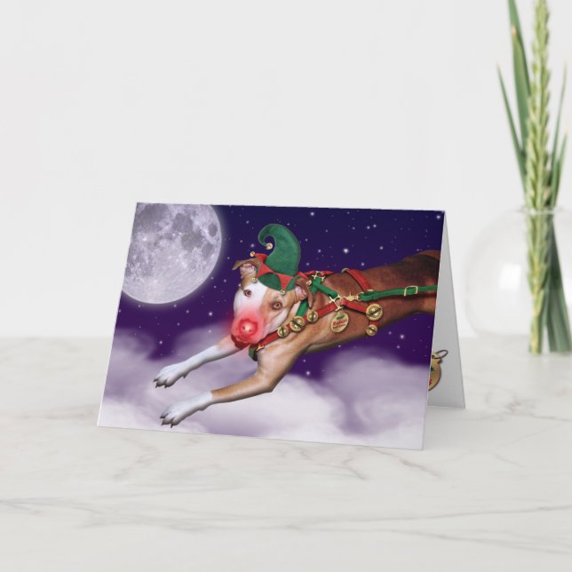 Santas anställd av månaden helgkort (Framsida)