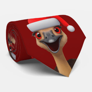 Santa's Aussie Helper - Cute jul Emu Slips