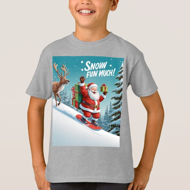 Santa's Äventyr T Shirt (Framsida)