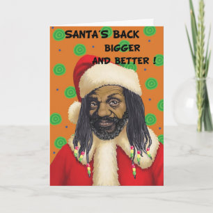 Santas Back Bigger och Better! Helgkort