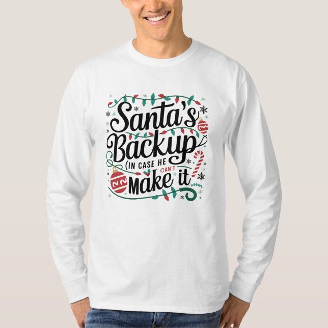 Santa's Backup | Tunnus från den fantastiska famil T Shirt (Framsida)
