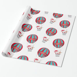 Santa's Balloon Ride God jul Presentpapper