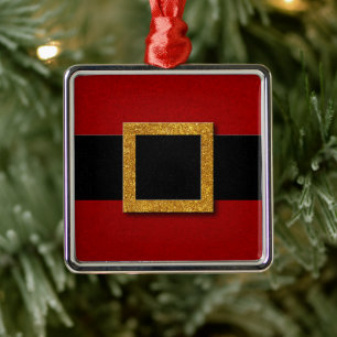 Santa's Bälte Buckle Julgransprydnad Metall