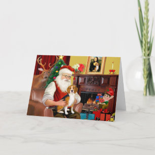 Santa's Beagle (#7) Helgkort