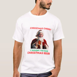 Santa's Beer T Shirt