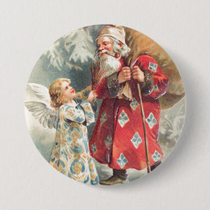 Santa's Best jul Önskemål Knapp