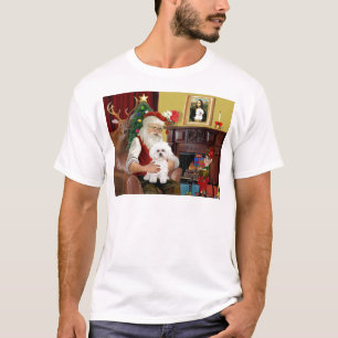 Santa's Bichon Frise #2 Tee Shirt