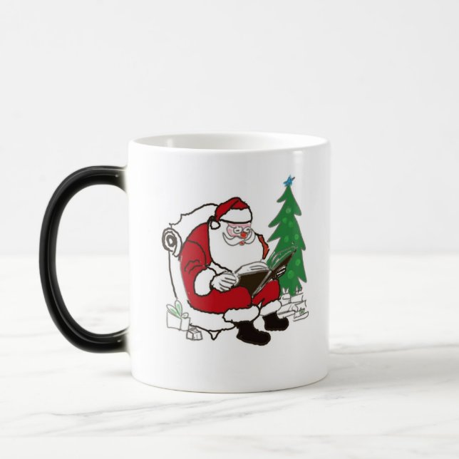 Santas bra killingar bok magisk mugg (Vänster)
