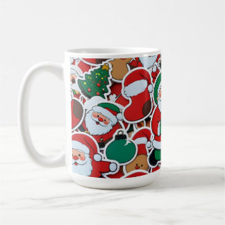 Santa's Cheerful Mugg - Perfekt för Helgdag Sips!