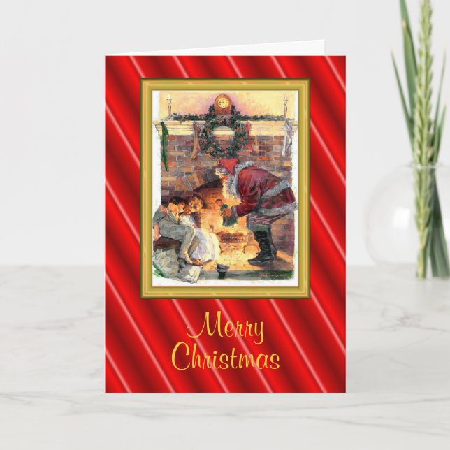 Santa's Children Card Helgkort (Framsida)