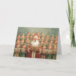 Santa's Choir Helgkort
