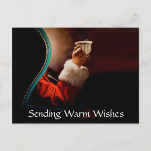 Santa's Coffee Break Vintage Helg Vykort