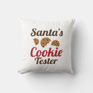 Santa's Cookie Tester Kudde