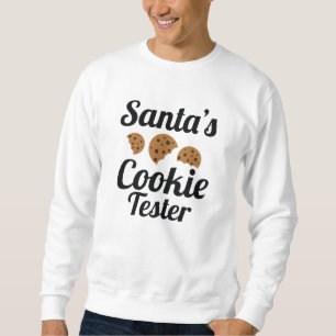 Santa's Cookie Tester Lång Ärmad Tröja