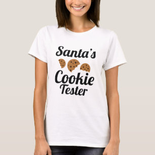 Santa's Cookie Tester T Shirt