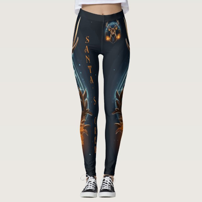 Santa's Crew Leggings (Framsida)