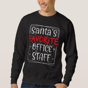 Santas Cute Favorite Office-postvagn Lång Ärmad Tröja