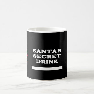 Santa's Drink -Personalized Funny Christmas Kaffemugg