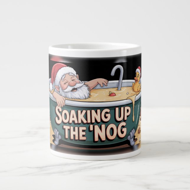 Santa's Eggnog Spa Jumbo Mugg (Framsidan)