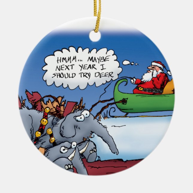 Santa's Elephants Ornament (Framsidan)