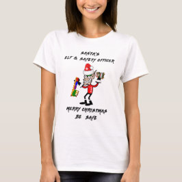 Santa's Elf and Safety Officer | GOD JUL T Shirt