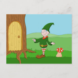Santa's Elf Helg Vykort