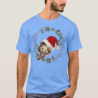 Santas Emu a Aussie-jul T Shirt