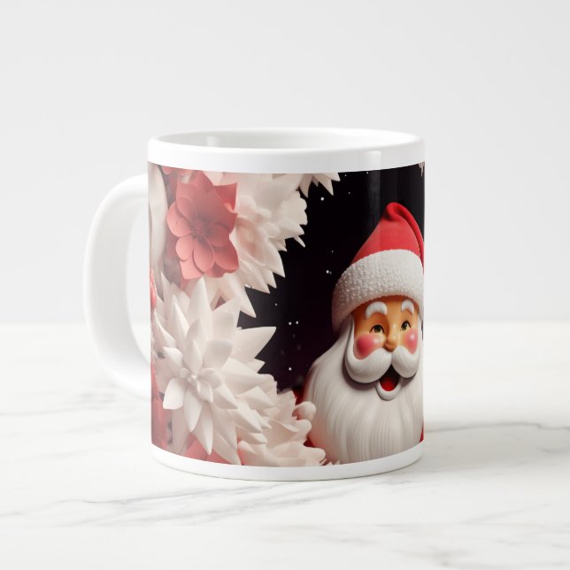 Santa's Enchanted Night Garden Jumbo Mugg (Framsida vänster)