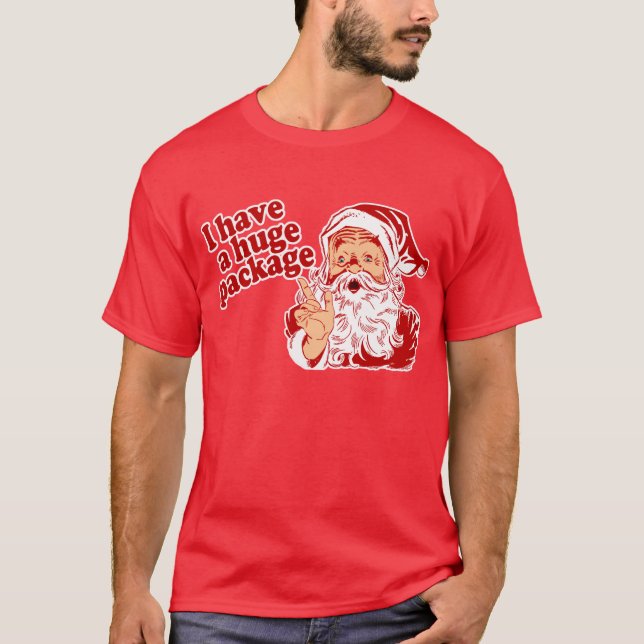 Santas enormt paket tröja (Framsida)