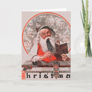 Santa's Expenses Helgkort