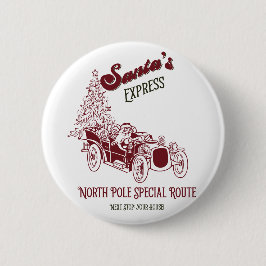 Santa's Express Vintage jul Knapp