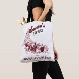 Santa's Express Vitange Christmas Tygkasse