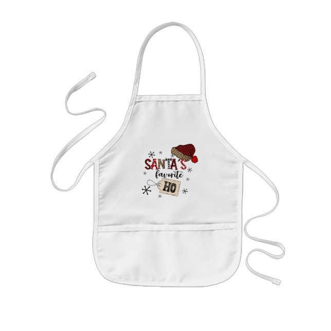 Santa's favorit Apron Barnförkläde (Framsidan)