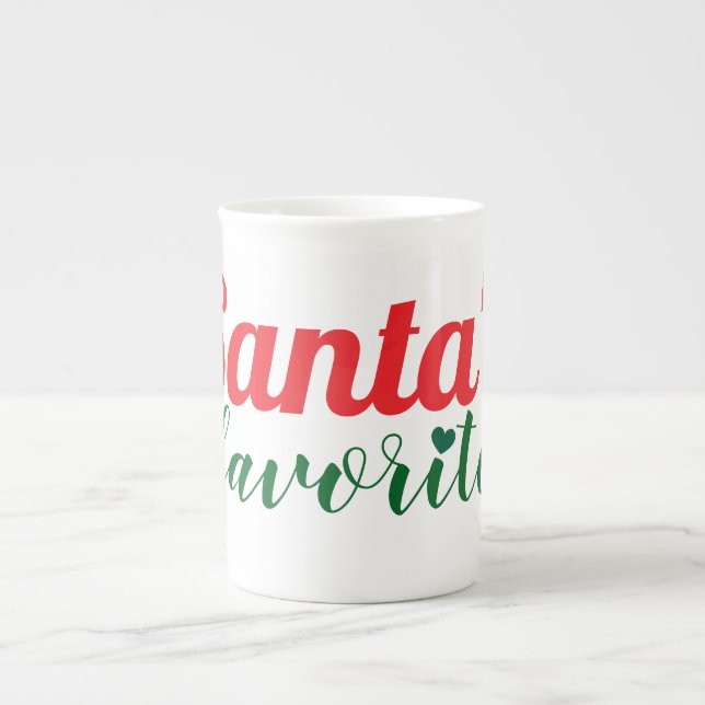 Santa's favorit benporslin mugg (Framsidan)