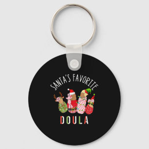 Santas favorit-doula sjuksköterska jul stpartum ba nyckelring